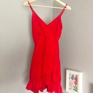 Lulu’s “SEALED WITH A KISS RED BODYCON DRESS”
